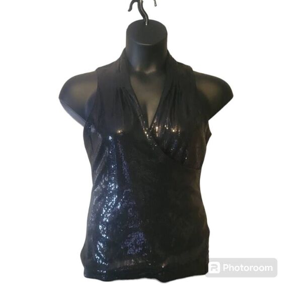 White House Black Market Tops - White House Black Market Black Sleeveless Women's Top Size Medium